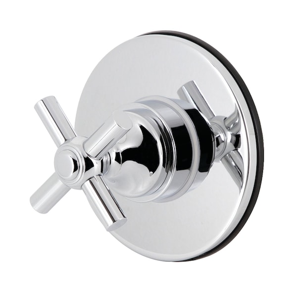SingleHandle ThreeWay Diverter Valve with Trim Kit, Polished Chrome